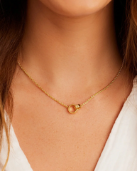 Rose Interlocking Necklace