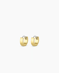 18k gold huggie earrings from the jewelry brand Gorjana.