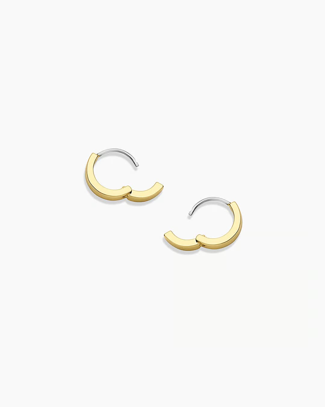 18k gold huggie earrings from the jewelry brand Gorjana.