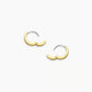 18k gold huggie earrings from the jewelry brand Gorjana.