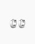 Silver plated huggie earrings from the jewelry brand Gorjana.