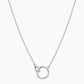 Silver plated adjustable necklace from the jewelry brand Gorjana.