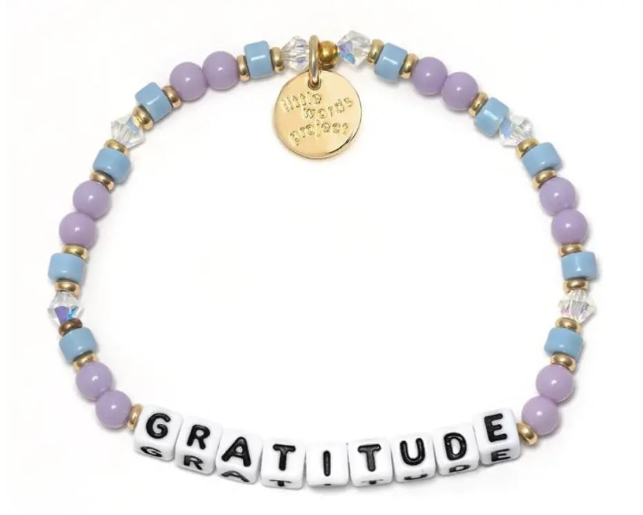 Little Words Project Gratitude Grape Ice Cream Bracelet