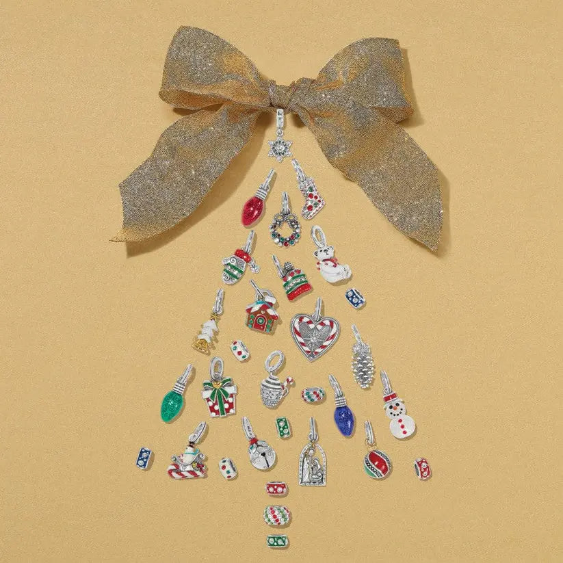 Red Dottie Spacer Holiday Charms