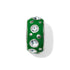 Green Dottie Spacer Front View