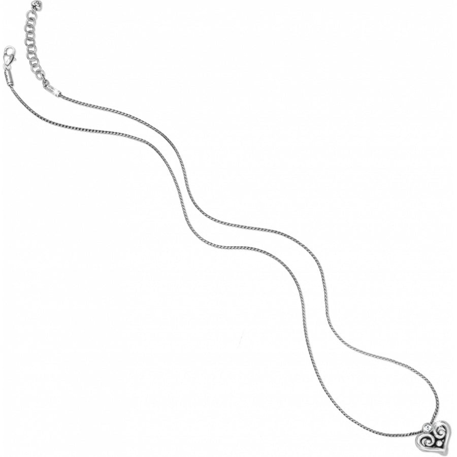 Alcazar Heart Badge Clip Necklace Chain View