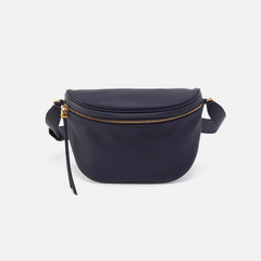 HOBO Bags Juno Belt Bag In Smooth Leather - Navy