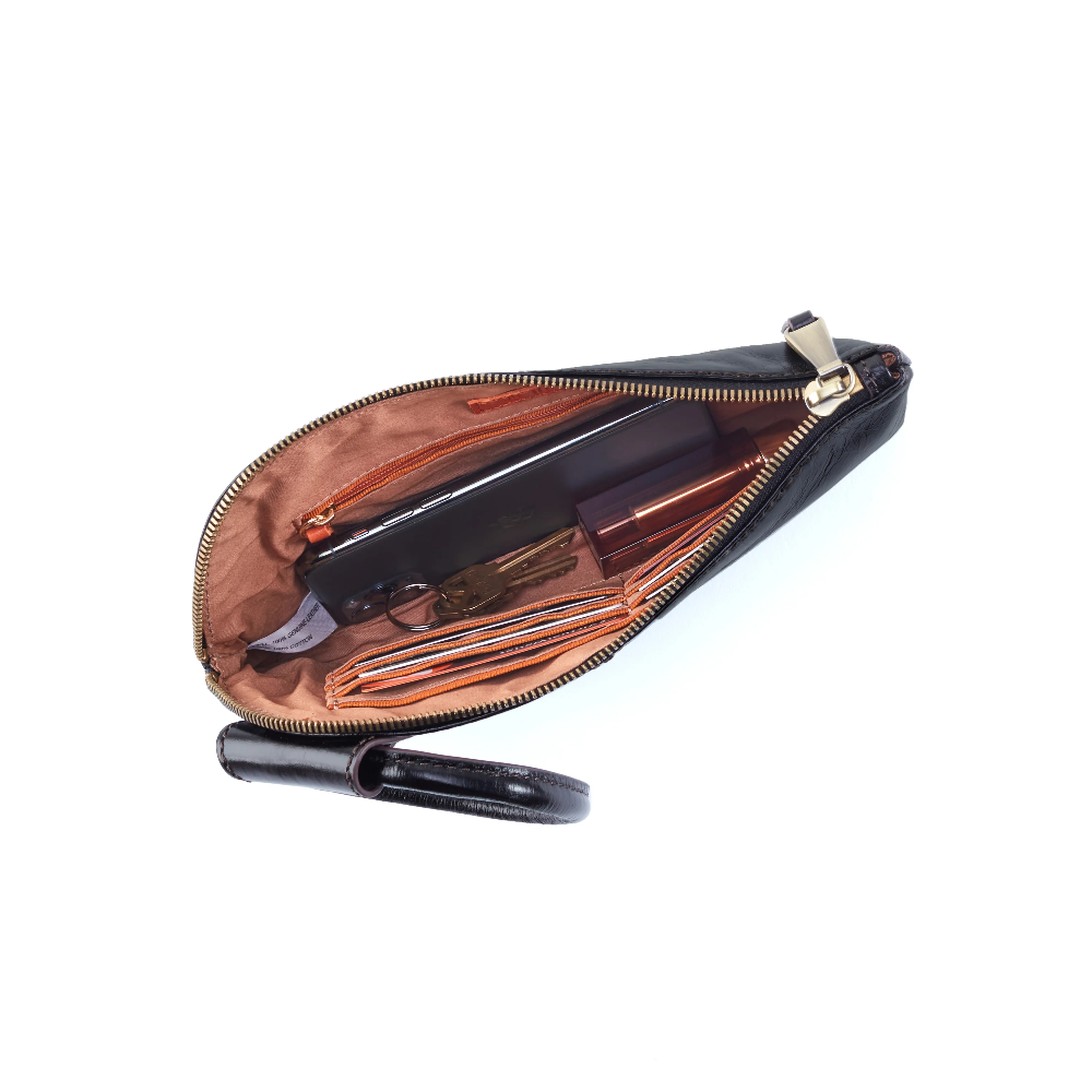 Sable Wristlet - Black - HOBO Brand