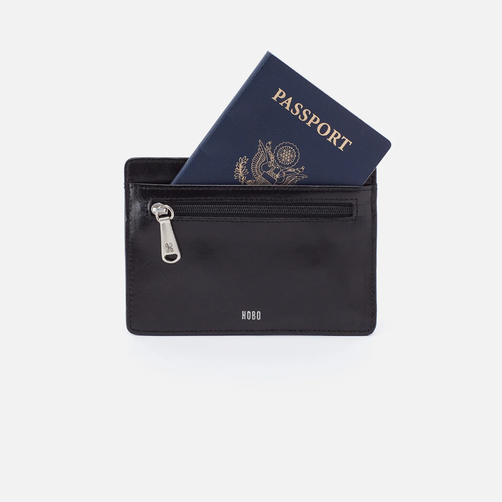 Euro Slide Card Case - Black - HOBO Brand