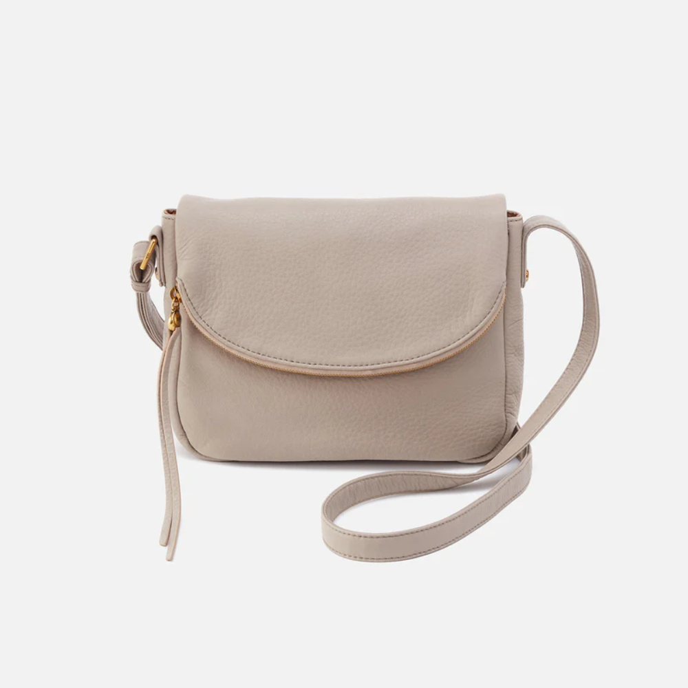 Fern Messenger Crossbody Bag - Taupe - HOBO Brand.