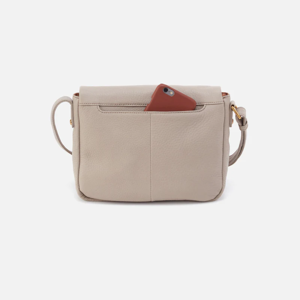 Fern Messenger Crossbody Bag - Taupe - HOBO Brand.