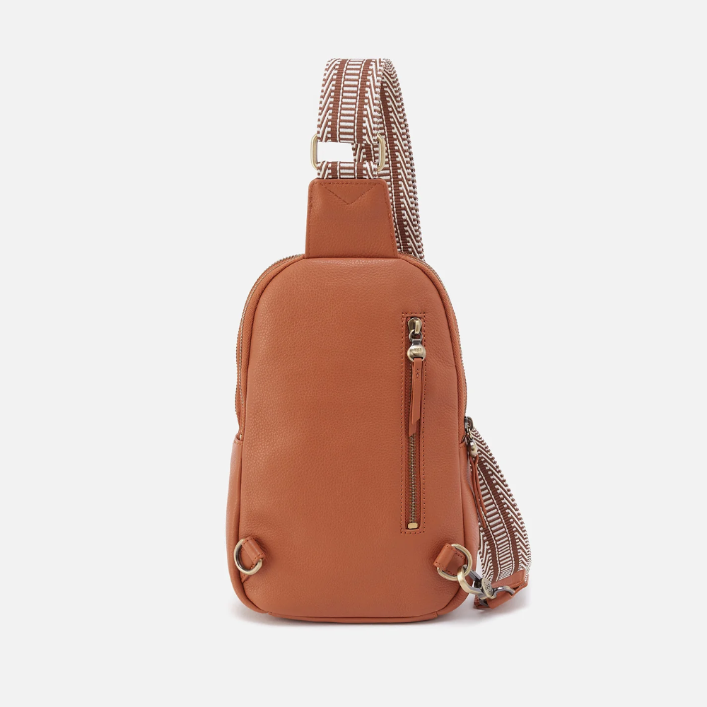 Cass Sling in Pebbled Leather - Butterscotch - From HOBO Brand.