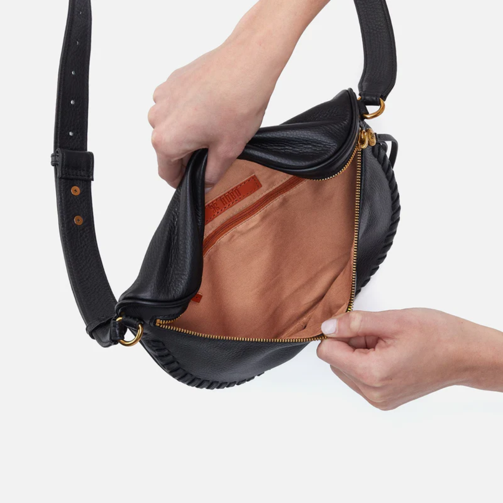 Juno Belt Bag - Black - HOBO Brand.