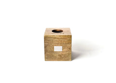 Happy Everything! Mini Wood Square Tissue Box - Happy Everything