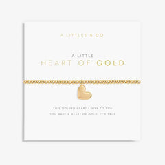 A Little Heart of Gold - Gold Bracelet Card View