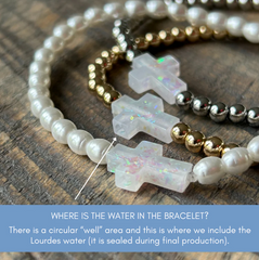 Holy Water Amethyst Aura Bracelet