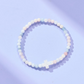 Holy Water Cross Bracelet In Morganite