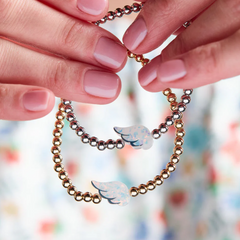 Guardian Angel Wing Bracelet In Gold