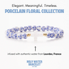 Holy Water Porcelain Cross Bracelet