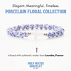 Holy Water Porcelain Cross Bracelet