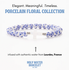 Porcelain Cross Bracelet