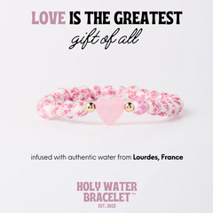 Porcelain Heart Bracelet In Gold