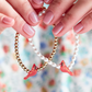 Holy Water Red Cardinal Bracelet In Crystal Pearl