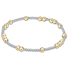 Hope Unwritten 4mm Bead Bracelet - Mixed Metal