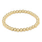 Classic Gold 5mm Bead Bracelet Front View