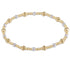 Dignity Sincerity Pattern Bead Bracelet - Pearl | Enewton®