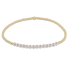 Enewton® - Gold Bliss Bead Bracelet - Pearl