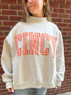 Cincy Embroidered Mockneck Sweatshirt