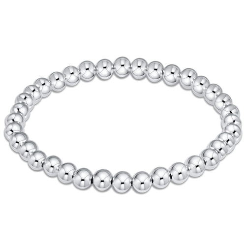 Classic Sterling 5mm Bead Bracelet Front View