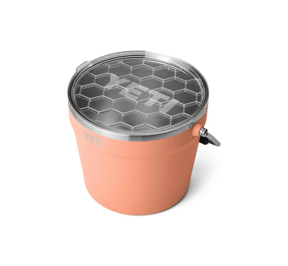 YETI Rambler Beverage Bucket in Low Country Peach.