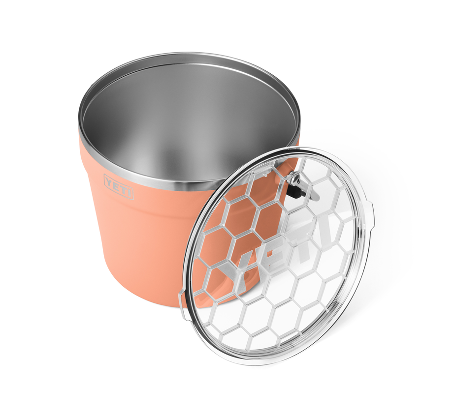 YETI Rambler Beverage Bucket in Low Country Peach.
