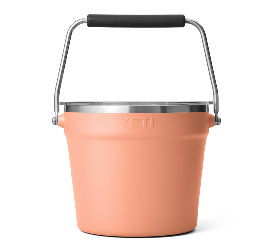 YETI Rambler Beverage Bucket in Low Country Peach.