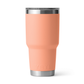 YETI Rambler 30 oz Tumbler With Magslider Lid in the color Low Country Peach.