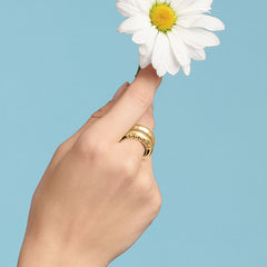 Inner Circle Gold Double Ring - From Brighton Jewelry