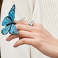 Inner Circle Silver Double Ring