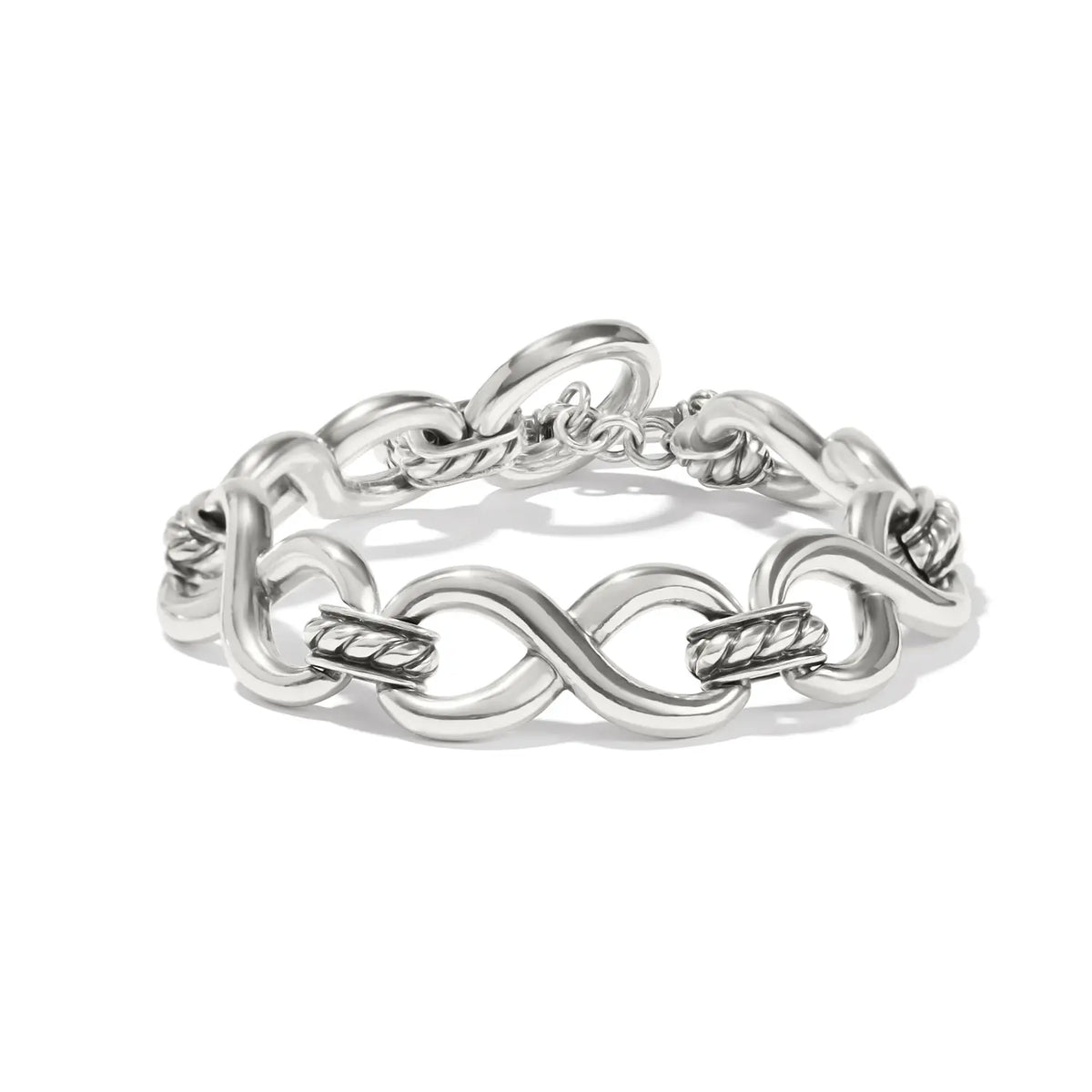 Interlock Infinity Bracelet Front View