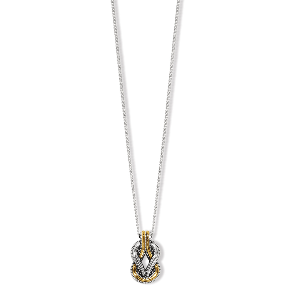 Interlok Harmony Two Tone Petite Necklace.