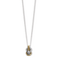 Interlok Harmony Two Tone Petite Necklace.