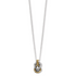 Interlok Harmony Two Tone Petite Necklace.