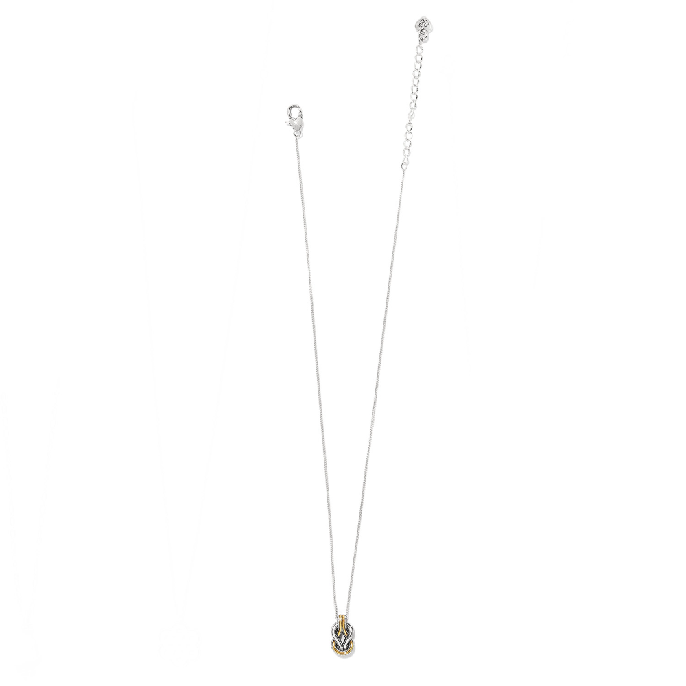 Interlok Harmony Two Tone Petite Necklace.