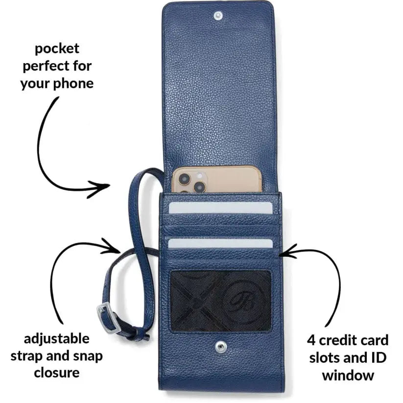 Brighton Interlok Phone Organizer Inside View