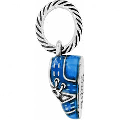 Baby Blue Boy Shoe Charm Side View