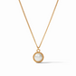 Fleur-de-Lis Solitaire Necklace