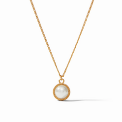Fleur-de-Lis Solitaire Necklace