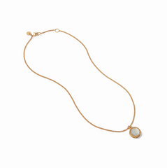 Fleur-de-Lis Solitaire Necklace