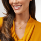 Bee Cameo Solitaire Necklace